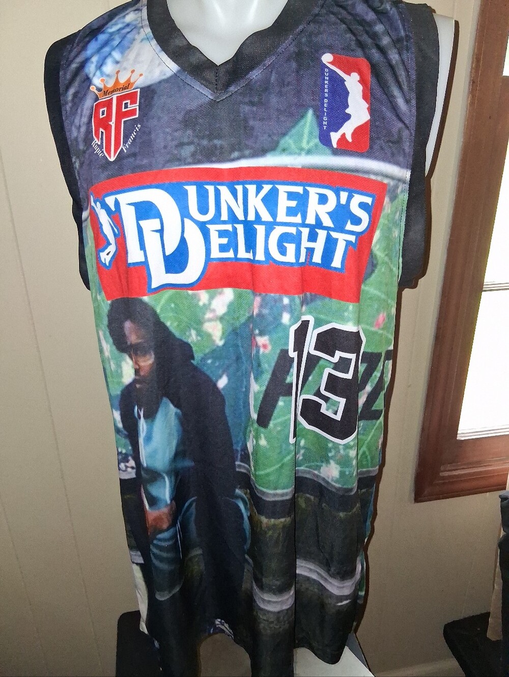 Men's Graphic Basketball Jersey - Black/Green Set